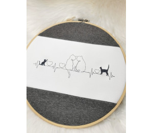 Stickserie - Katzenmotive